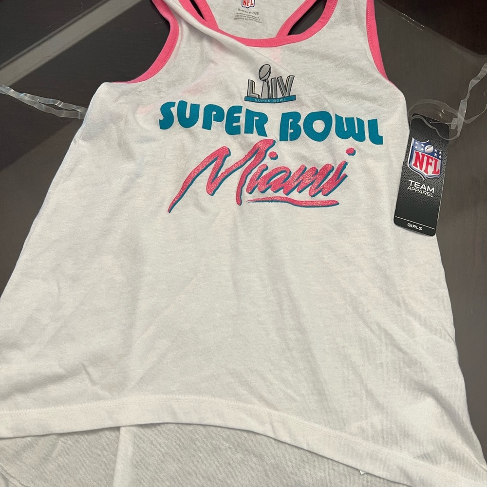 Super Bowl Miami child tank top new